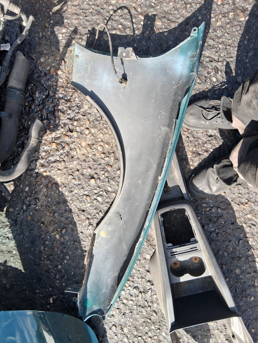 MG MGF 1996 MK1 NSF PASSENGER SIDE FRONT LEFT WING PANEL GREEN