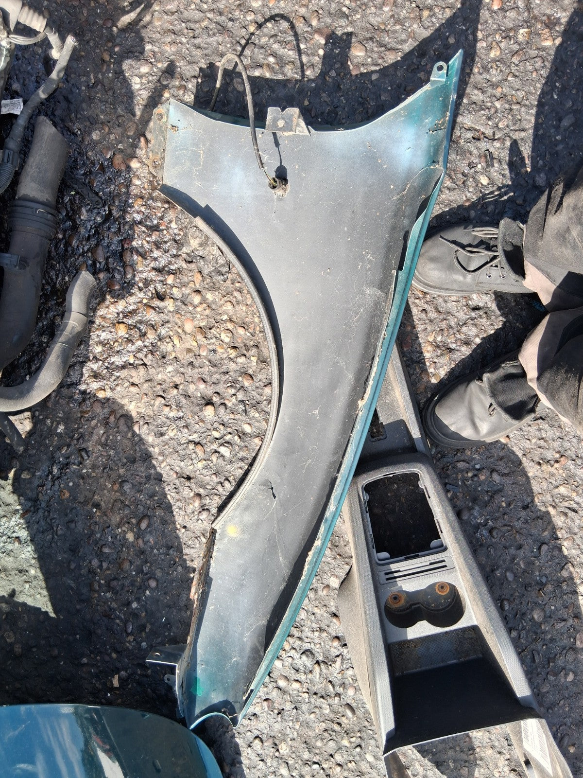 MG MGF 1996 MK1 NSF PASSENGER SIDE FRONT LEFT WING PANEL GREEN