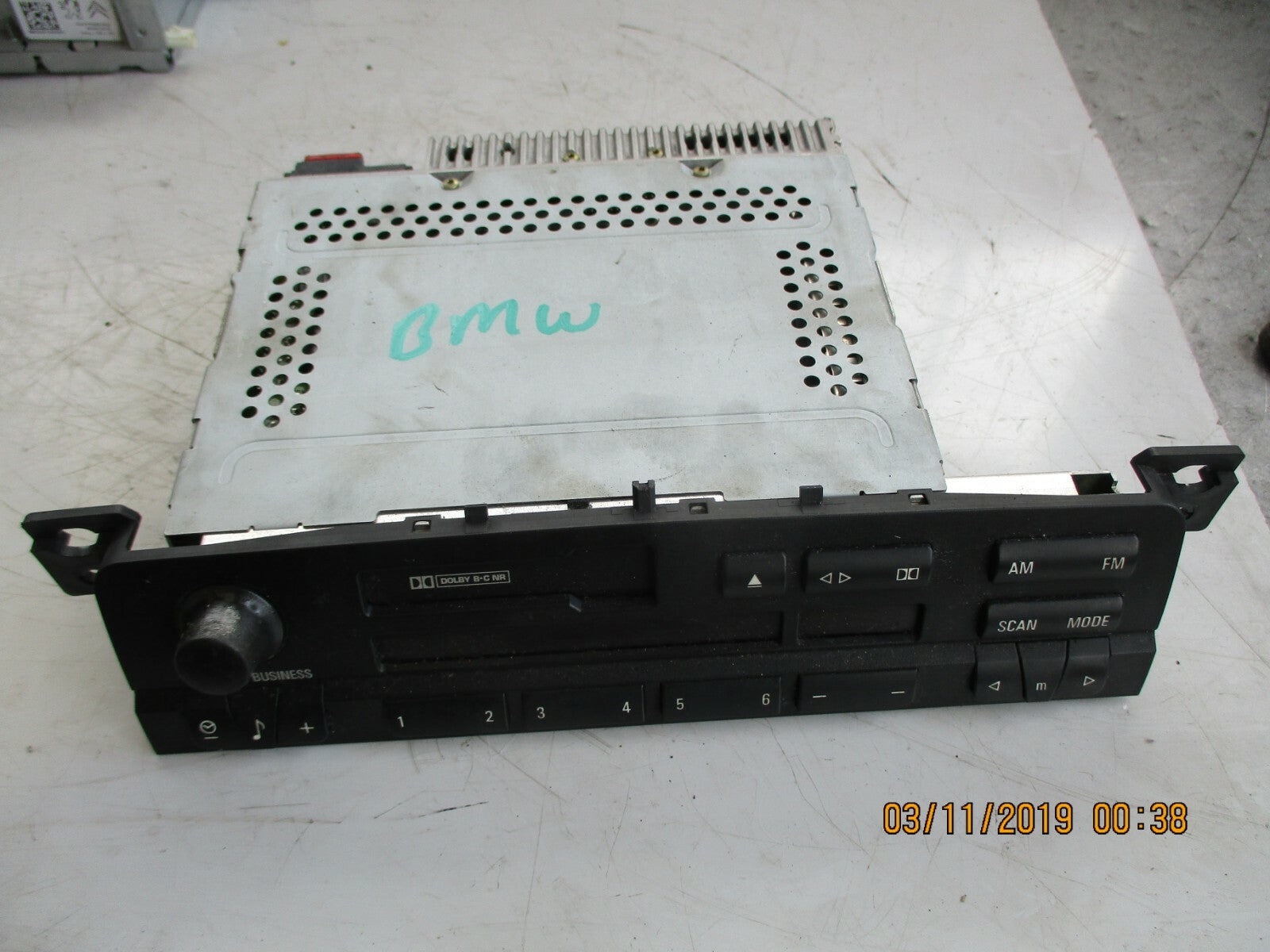 BMW 3 SERIES E46 STEREO CASSETTE PLAYER RADIO HEAD UNIT 96545978