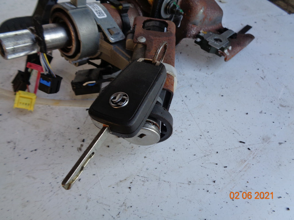 CORSA E 2016 ADJUSTABLE STEERING COLUMN KEY FOB IGNITION BARREL 84419115