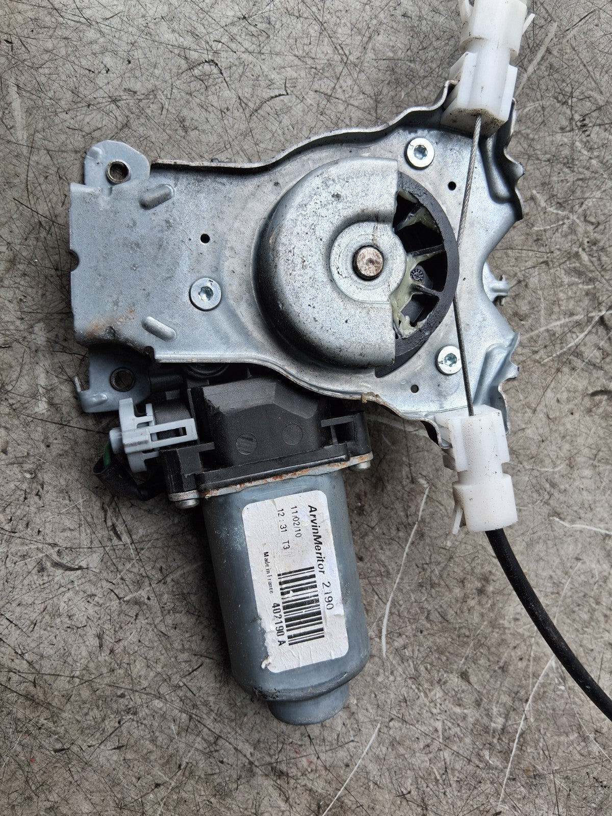 NISSAN QASHQAI J10 2012 OSR DRIVER SIDE REAR RIGHT WINDOW MOTOR REGULATOR 120870