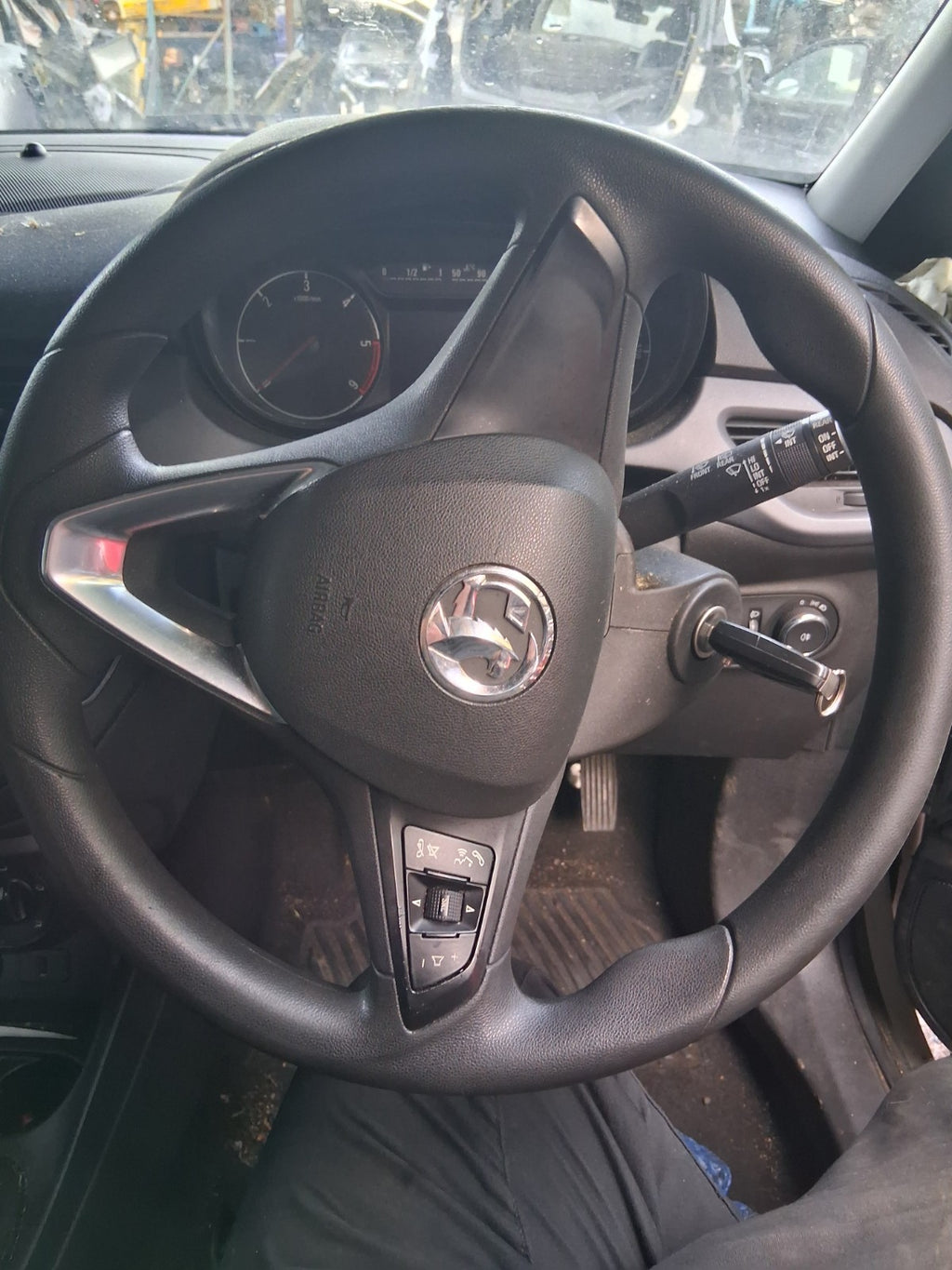 2018 VAUXHALL CORSA E CORSA VAN MULTIFUNCTIONAL STEERING WHEEL WITHOUT AIRBAG