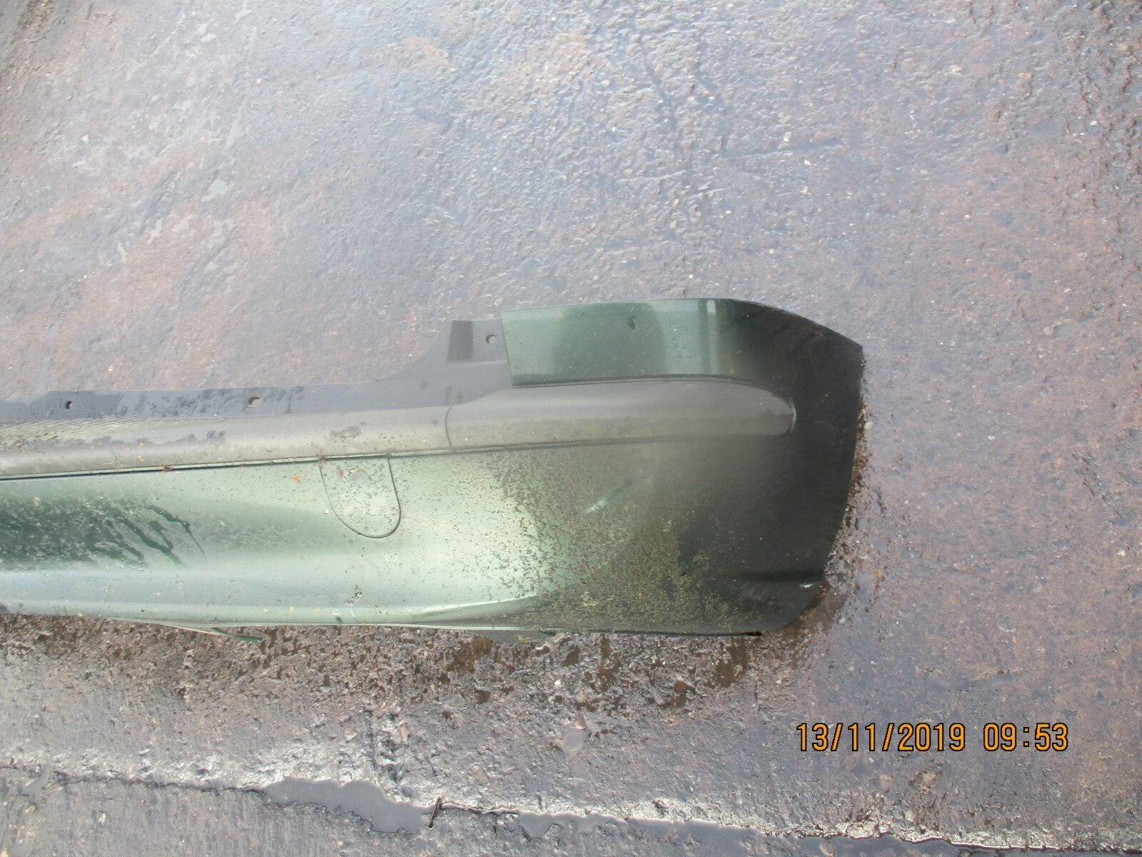 VAUXHALL ZAFIRA A 2002 COMPLETE REAR BACK PLASTIC BUMPER DARK GREEN