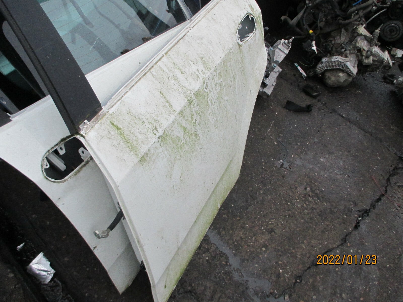 FIAT PUNTO 2012 MK3 NSR PASSENGER SIDE REAR BARE DOOR SHELL WHITE