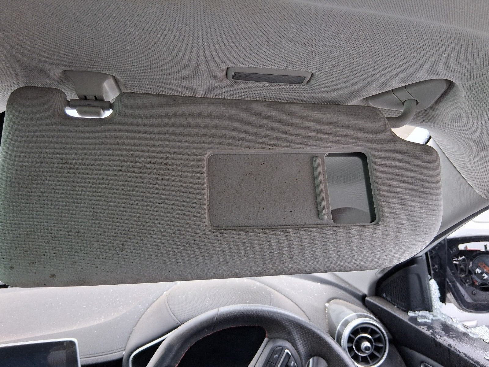 2022 MG HS EXCLUSIVE OS DRIVER SIDE FRONT INTERIOR SUN VISOR SHADE