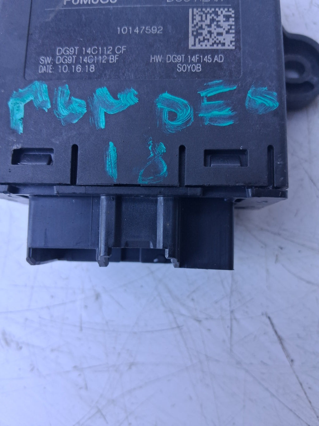 2018 FORD NSR REAR NEAR LEFT SIDE MONDEO DOOR LOCKING PUMP CONTROL UNIT 10147592