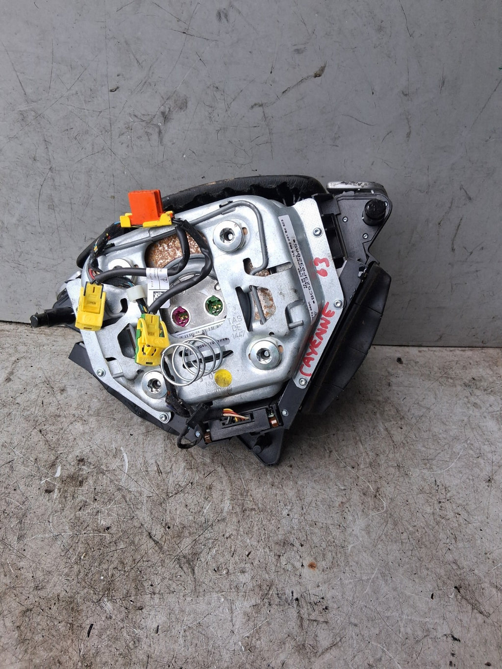 2003 PORSCHE CAYENNE MK1 STEERING WHEEL SRS AIR BAG 7L5880201