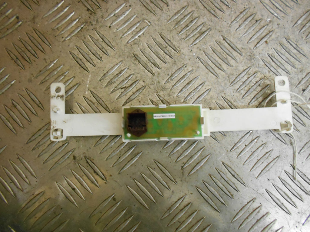 PEUGEOT 1007 2005 SEAT BELT DOOR OPEN WARNING LIGHT UNIT 9655686080