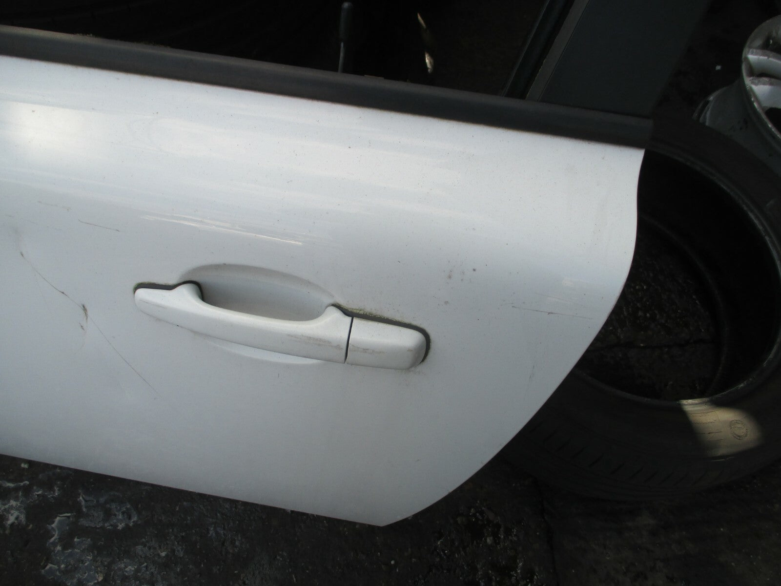 VOLVO C30 2012 3 DOOR NS PASSENGER SIDE DOOR BARE WHITE