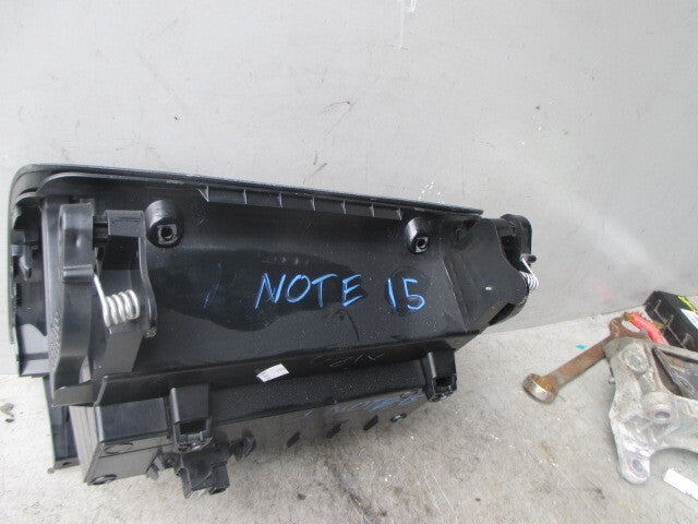 NISSAN NOTE E12 2015 UPPER GLOVE BOX STORAGE COMPARTMENT 685S93VU0A