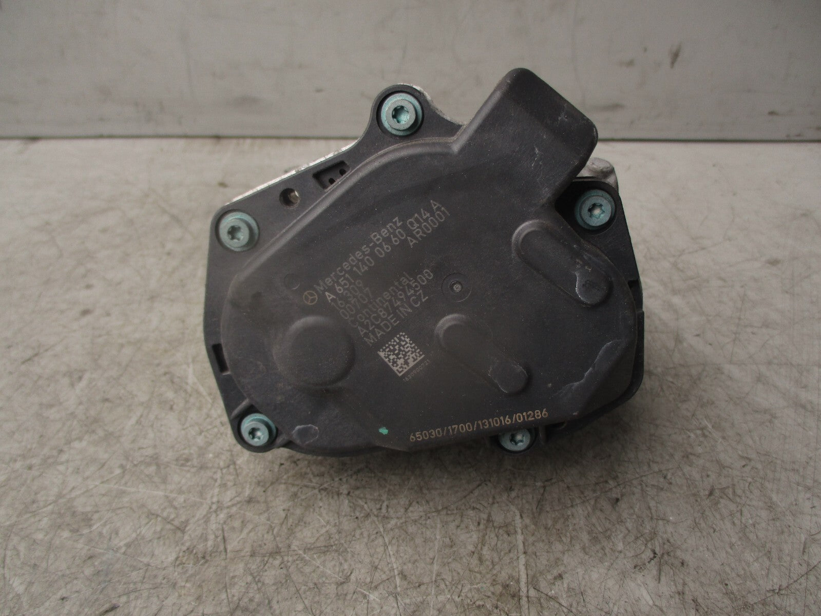2016 MERCEDES BENZ CLA C117 2.1 DIESEL EGR VALVE A6511400660