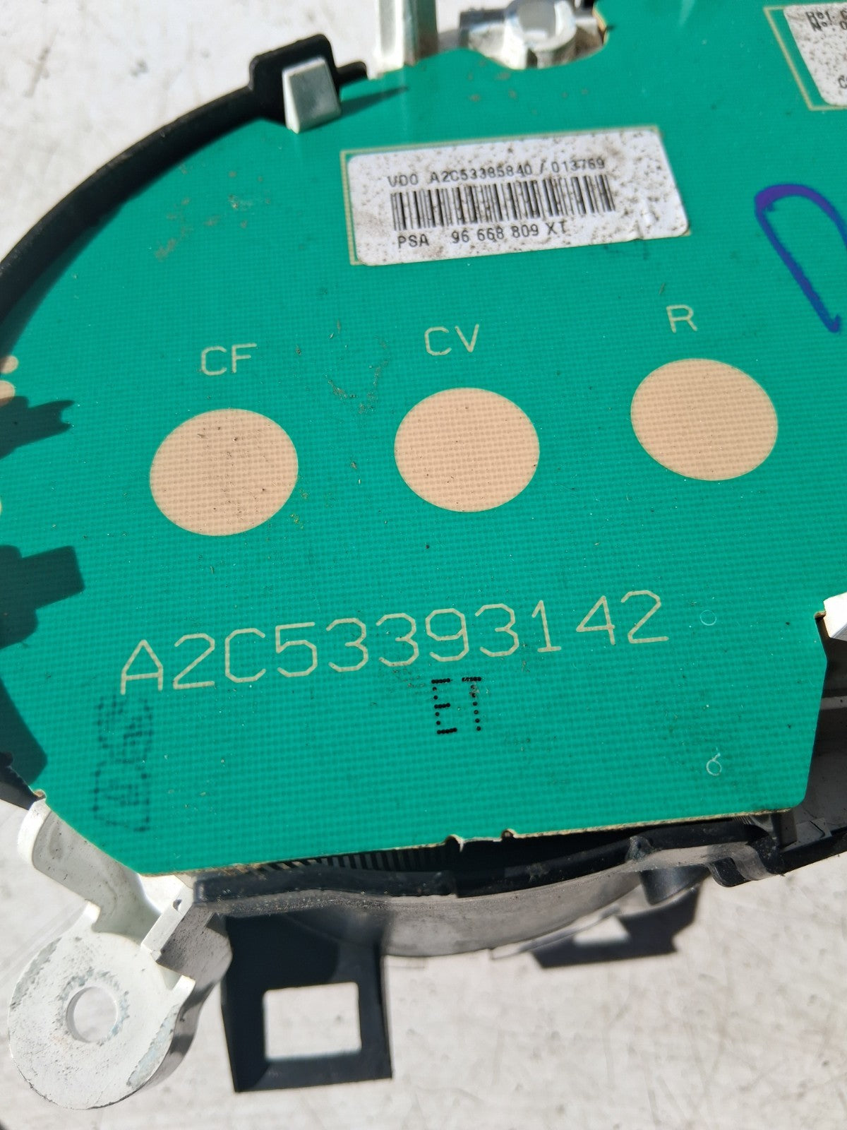 2012 CITROEN DS3 SPEEDOMETRE / INSTRUMENT CLUSTER A2C53393142