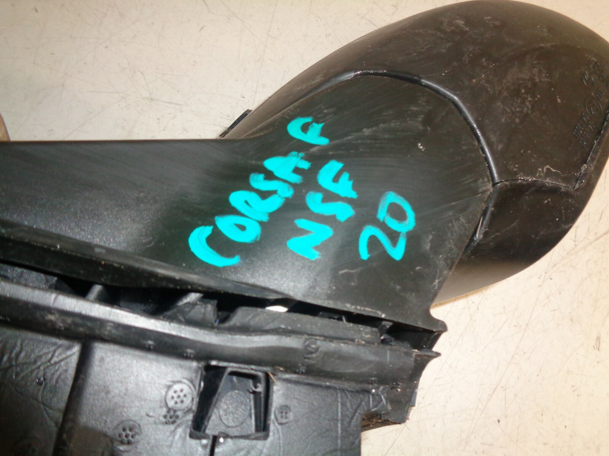 VAUXHALL CORSA F 2020 NSF PASSENGER SIDE FRONT ELECTRIC WING MIRROR DAMAGED