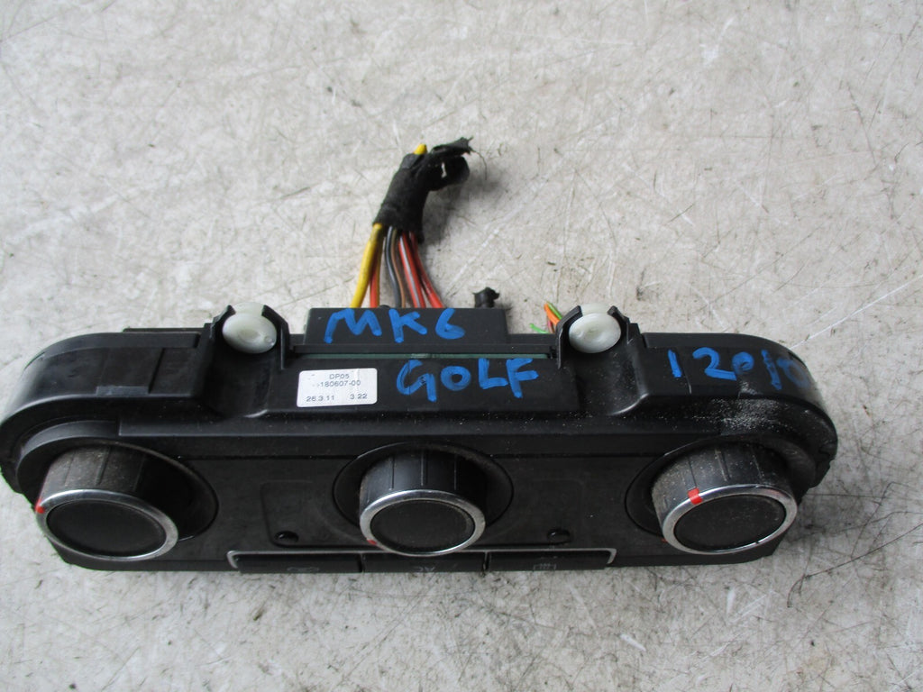 VW VOLKSWAGEN GOLF MK6 2010 HEATER AC CLIMATE CONTROL SWITCH