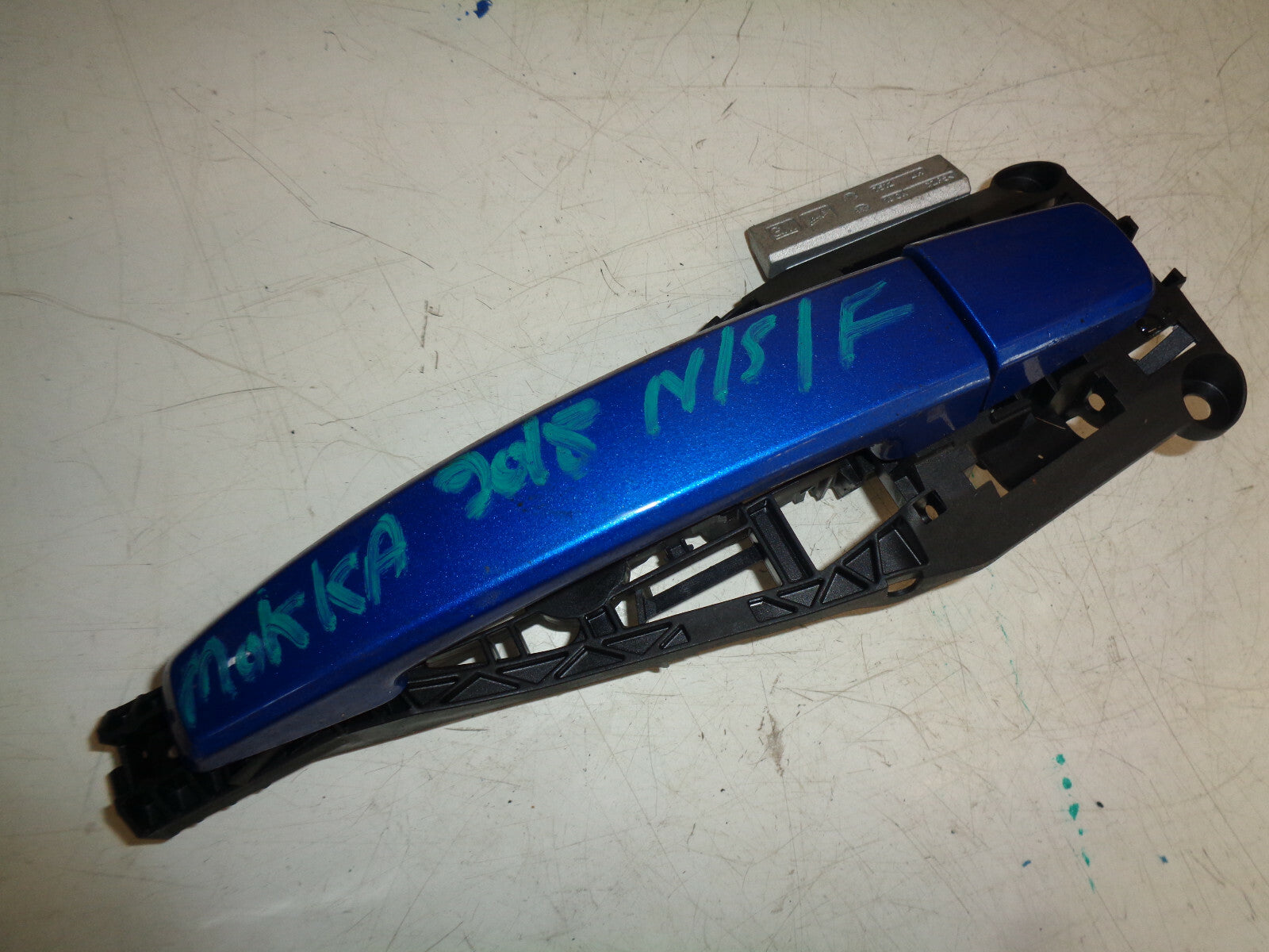 VAUXHALL MOKKA 2018 NSF PASSENGER SIDE FRONT DOOR EXTERIOR DOOR HANDLE BLUE