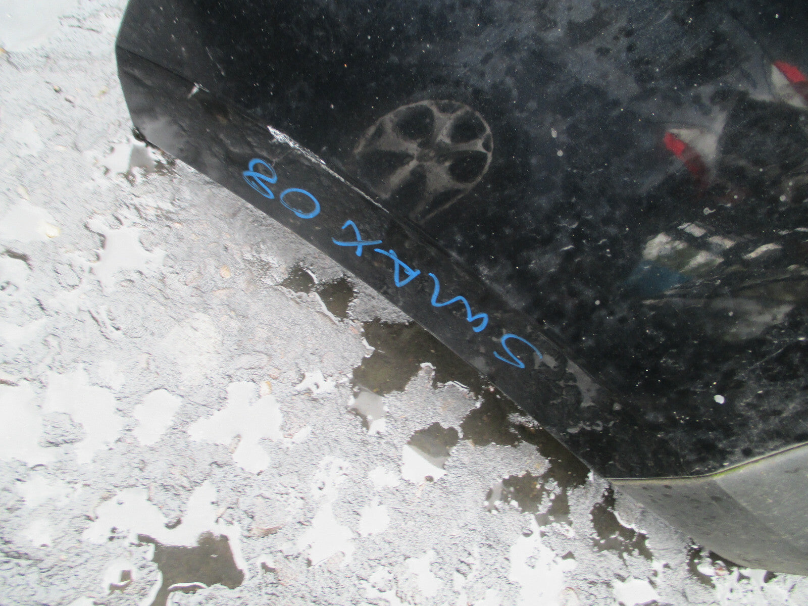 FORD S-MAX 2008 REAR COMPLETE BUMPER BLACK CODE G6