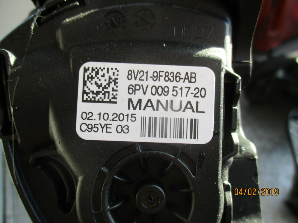 FORD TRANSIT COURIER 2014 ACCELERATOR THROTTLE PEDAL 8V21 9F836 AB