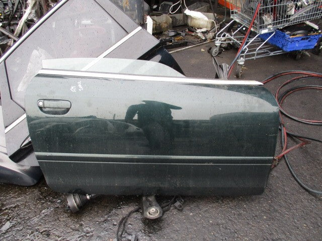 AUDI A4 B6 2004 CABRIOLET OS DRIVER SIDE COMPLETE DOOR GREEN