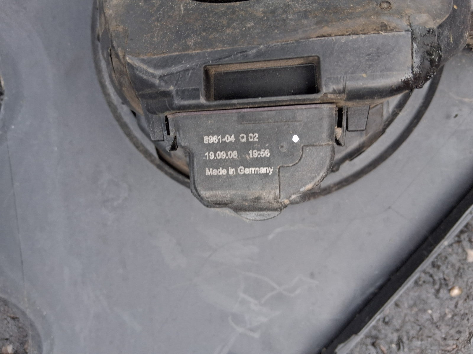 2008 SMART FORTWO REAR BUMPER RIGHT SECTION BLACK