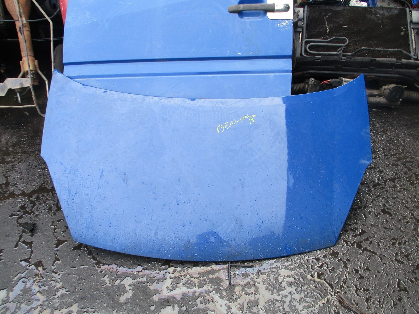 2014 CITROEN BERLINGO MK2 FRONT BONNET PANEL BLUE KPV