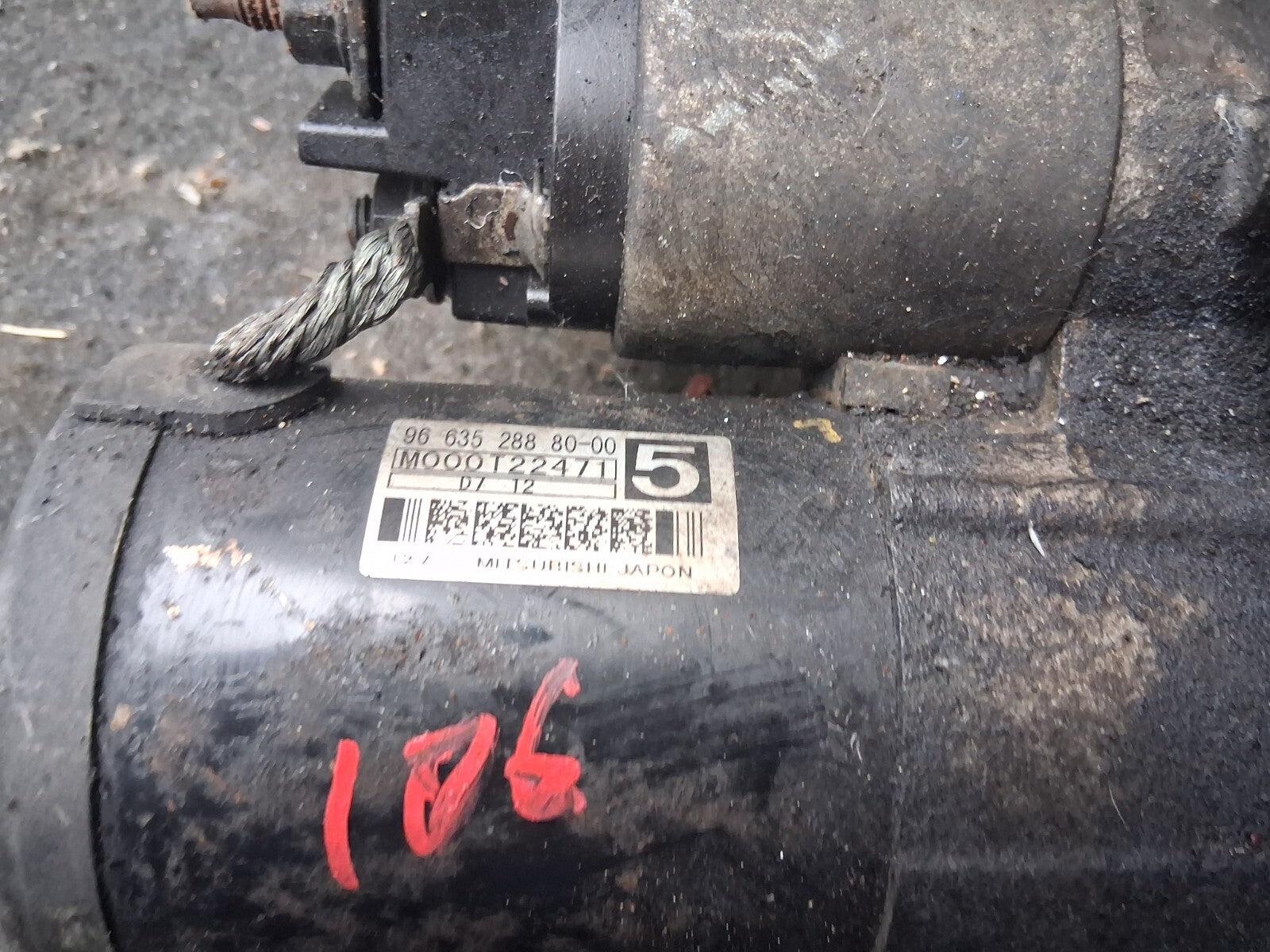 2009 CITROEN C4 PICASSO 1.6 DIESEL HDI STARTER MOTOR 966352888000