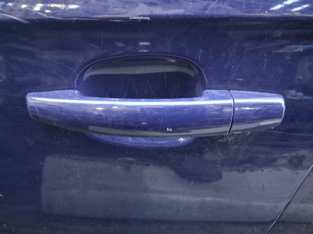 2016 VAUXHALL CORSA E NSF PASSENGER SIDE FRONT LEFT EXTERIOR DOOR HANDLE BLUE