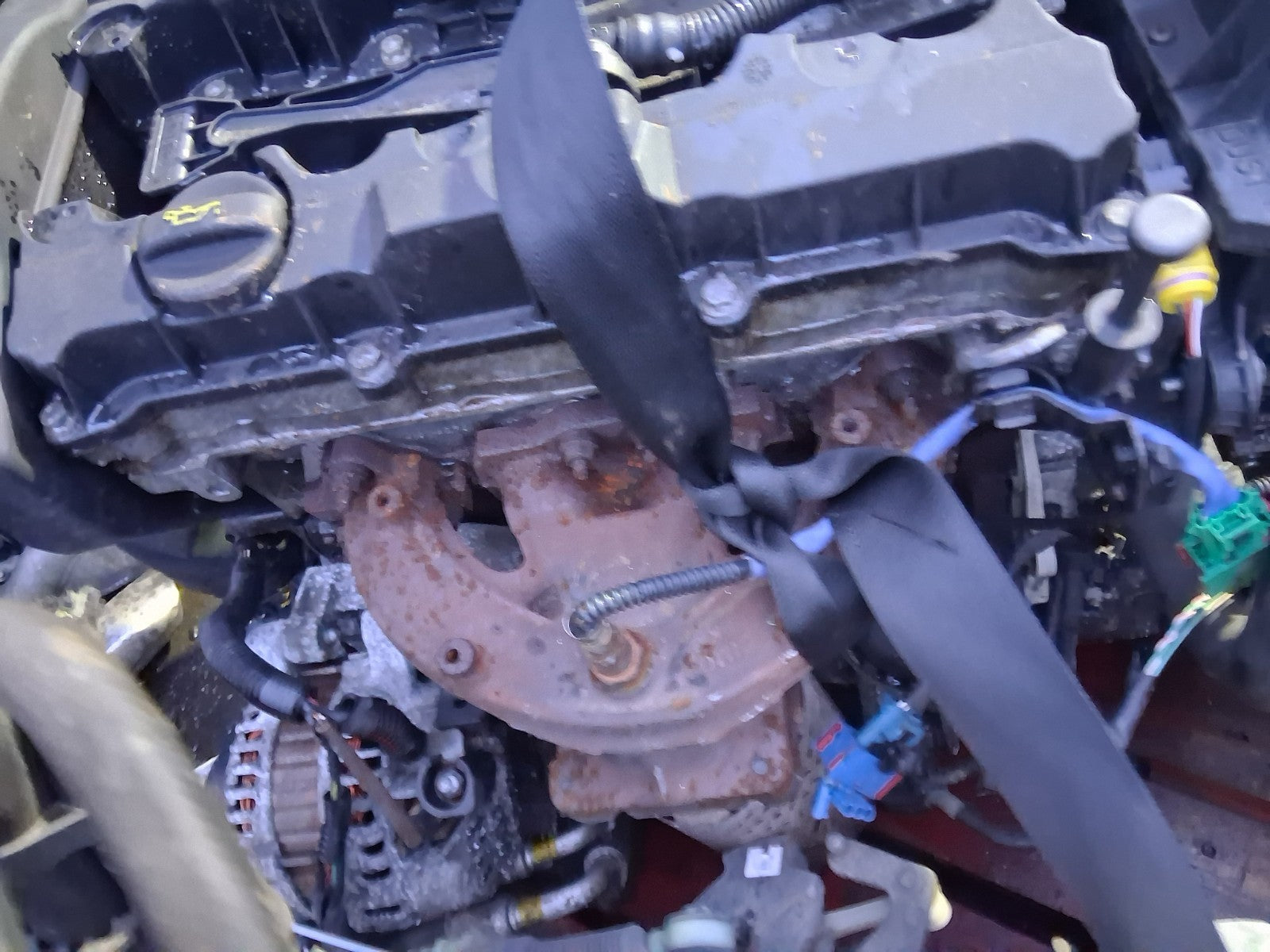 2006 PEUGEOT 307 MK1 1.6 PETROL COMPLETE ENGINE WITH PUMPS INJECTORS NFU TU5JP4