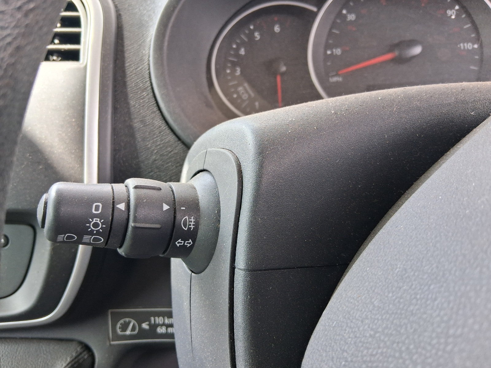 2020 RENAULT KANGOO MK2 INDICATOR WIPER COMBINATION SWITCH STALK SQUIB RING