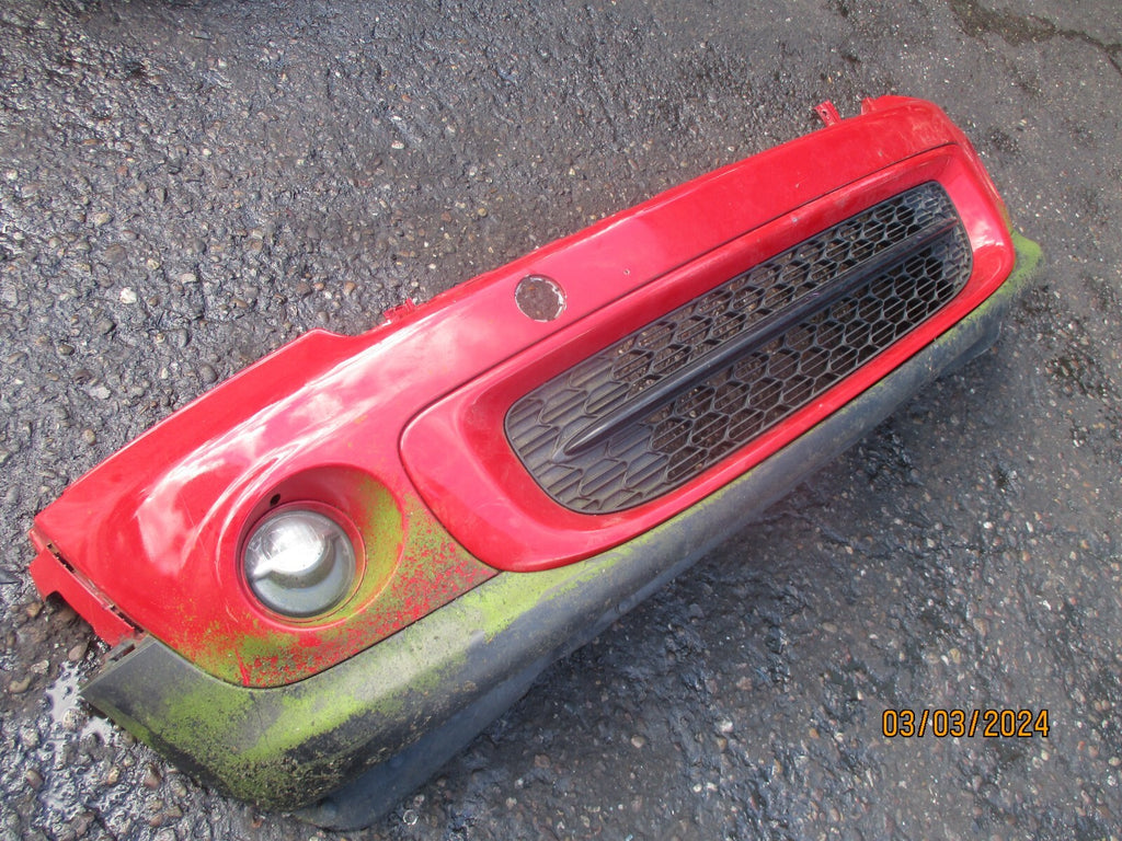 BMW MINI COOPER CLUBMAN 2011 R55 FRONT COMPLETE BUMPER FOG LIGHT RED