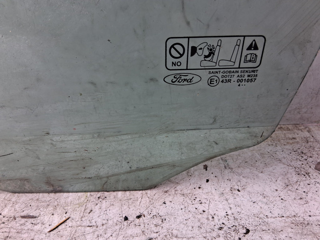 FORD FOCUS CMAX 2005 NSF PASSENGER SIDE FRONT LEFT WINDOW GLASS 43R001057
