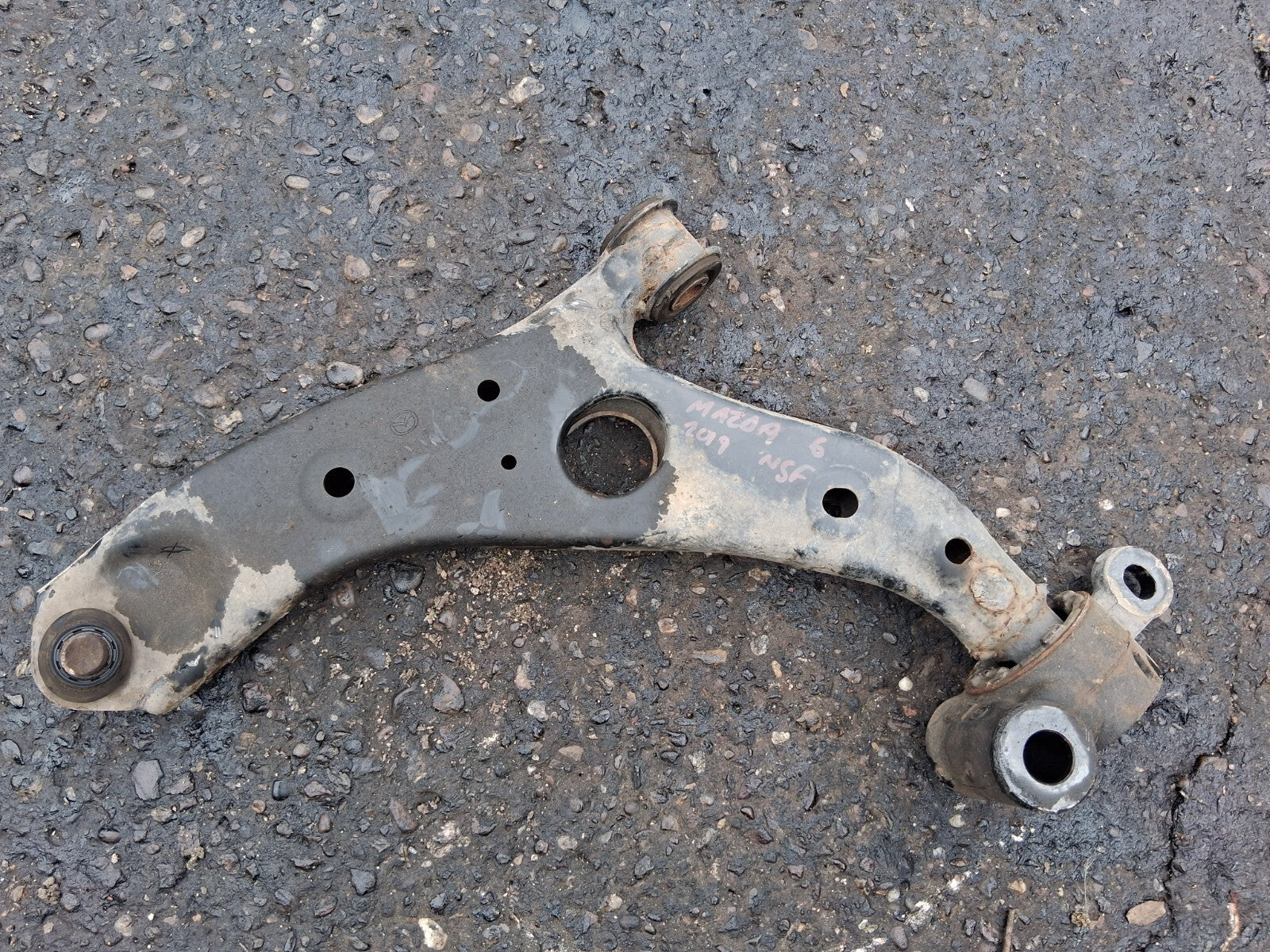 2019 MAZDA 6 MK3 OSF DRIVER SIDE FRONT LOWER CONTROL ARM WISH BONE 20190425D
