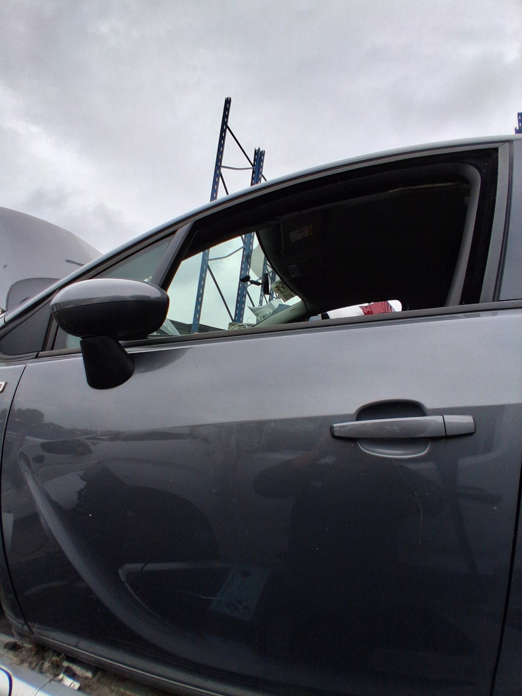 2017 VAUXHALL MERIVA B MK2 NSF PASSENGER SIDE FRONT LEFT BARE DOOR GREY Z195