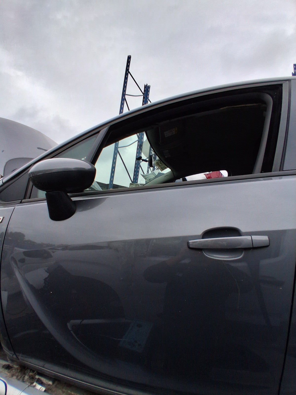 2017 VAUXHALL MERIVA B MK2 NSF PASSENGER SIDE FRONT LEFT BARE DOOR GREY Z195