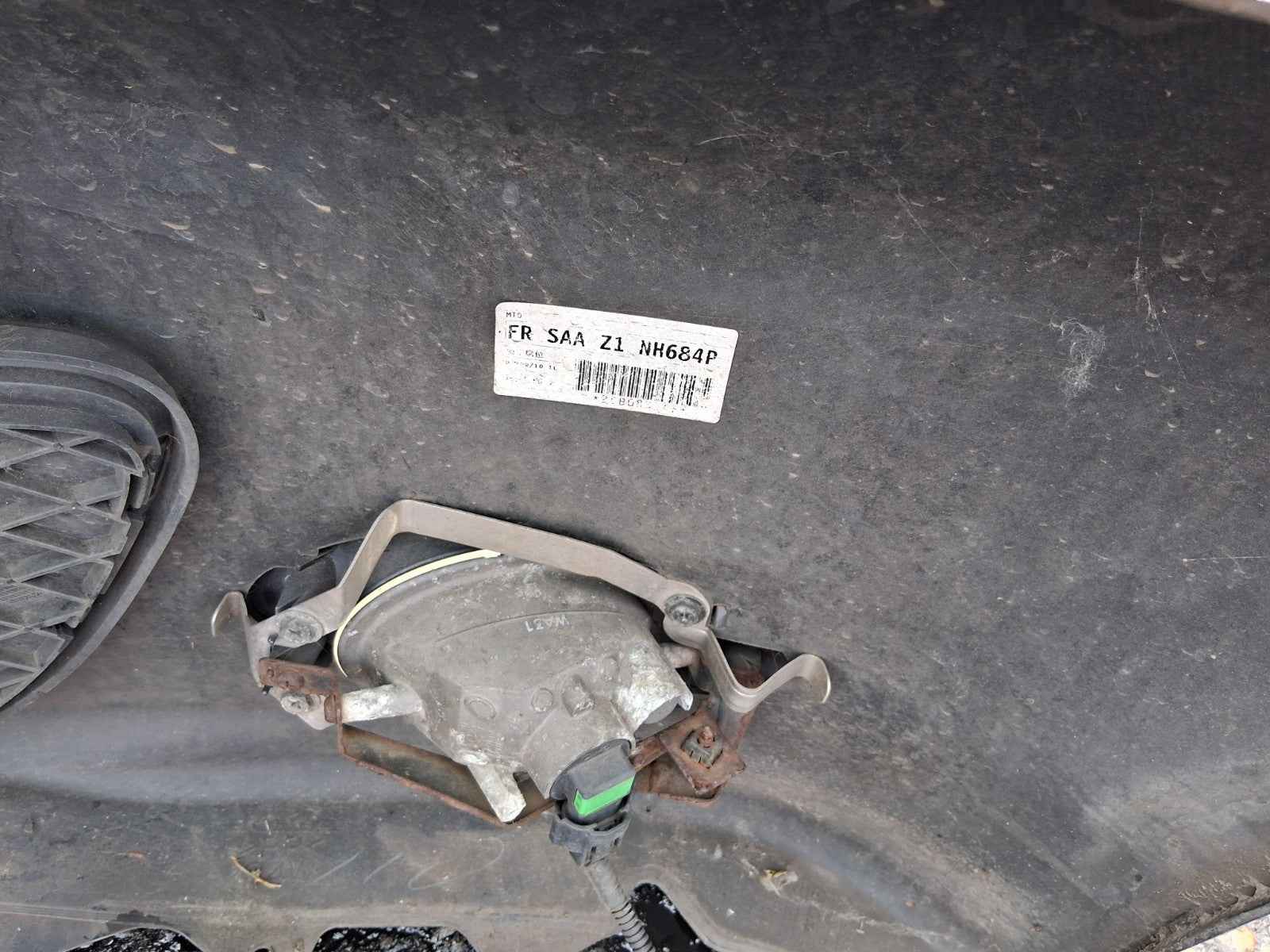 2007 HONDA JAZZ MK2 COMPLETE FRONT BUMPER WITH GRILLS & FOG LIGHTS BLUE