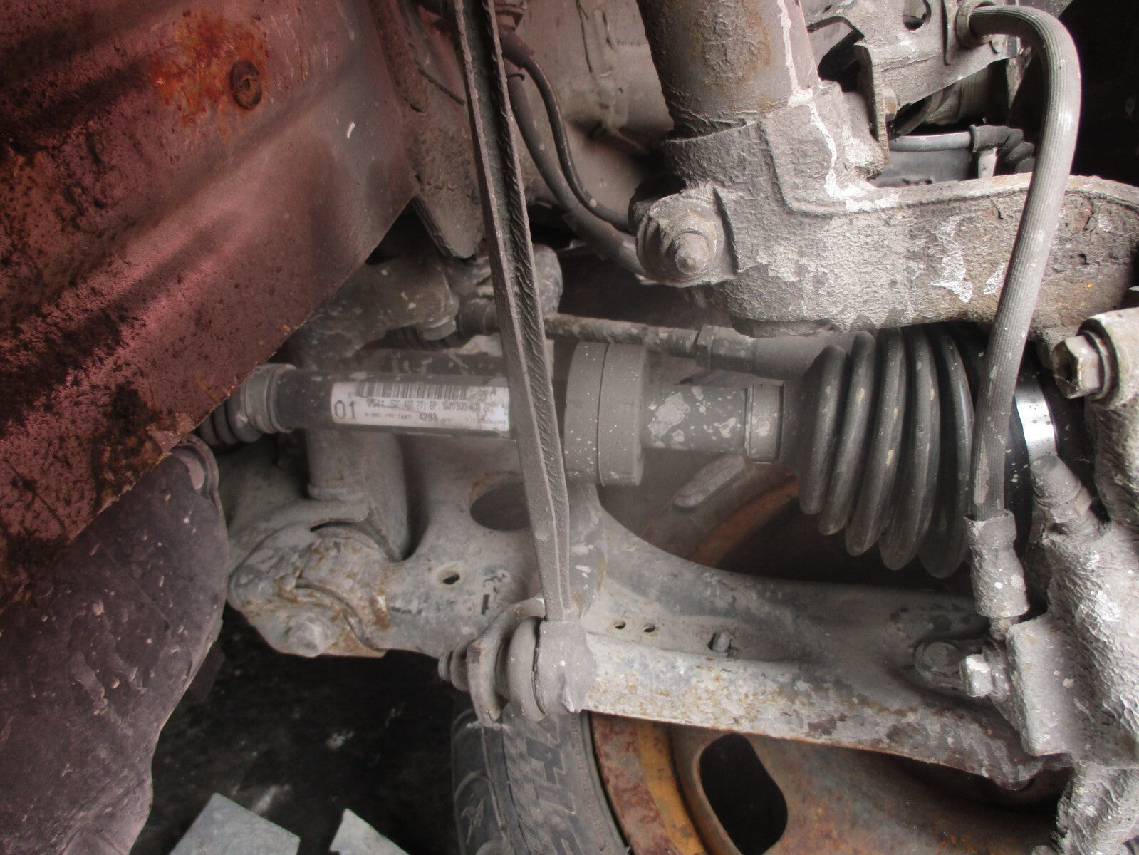 2014 VOLKSWAGEN GOLF MK7 1.6 DIESEL NSF PASSENGER  FRONT DRIVESHAFT 5Q0407271BP
