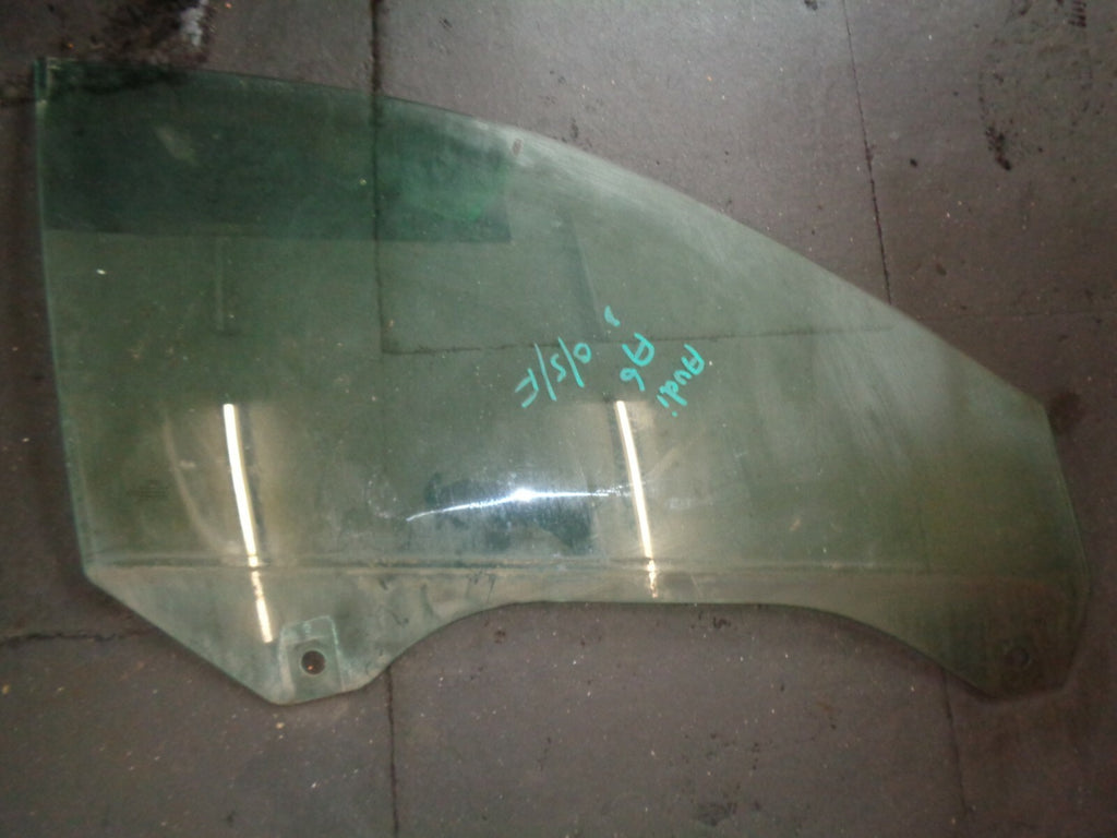 AUDI A6 2004-08 DRIVER SIDE RIGHT SIDE FRONT DOOR GLASS E643R00083