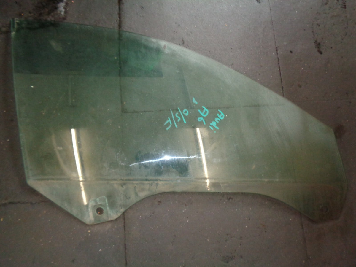 AUDI A6 2004-08 DRIVER SIDE RIGHT SIDE FRONT DOOR GLASS E643R00083