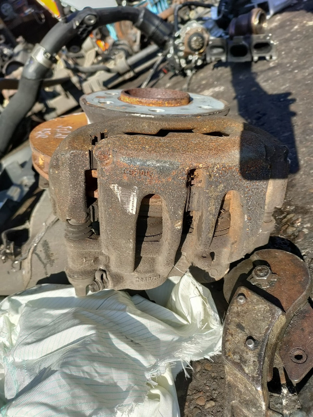 2021 MERCEDES SPRINTER W907 2.0 DIESEL NSF PASSENGER FRONT WHEEL HUB CALIPER