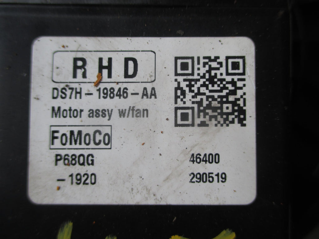 FORD MONDEO MK5 2019 2.0 DIESEL HEATER BLOWER MOTOR DS7H19846AA