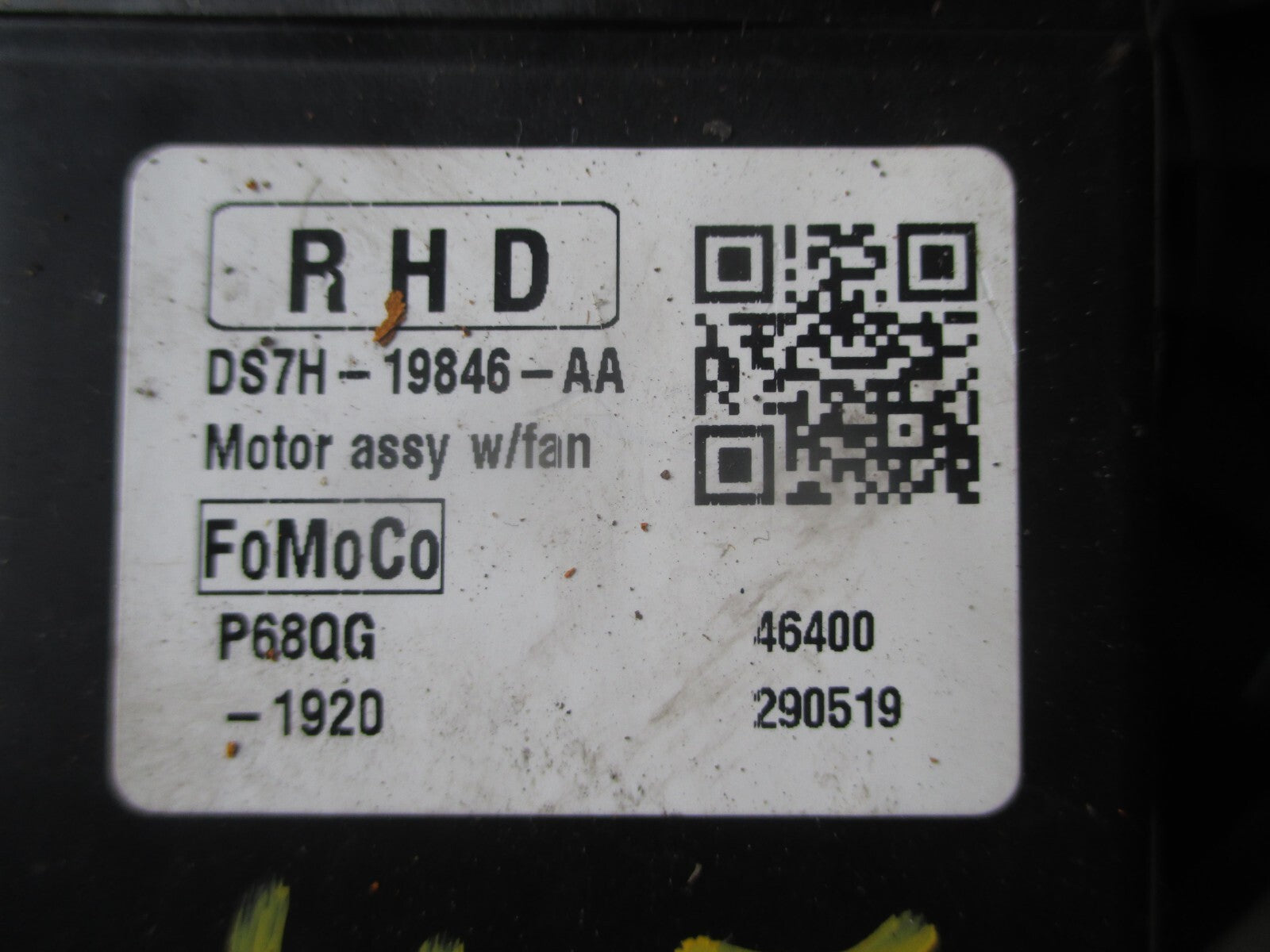 FORD MONDEO MK5 2019 2.0 DIESEL HEATER BLOWER MOTOR DS7H19846AA