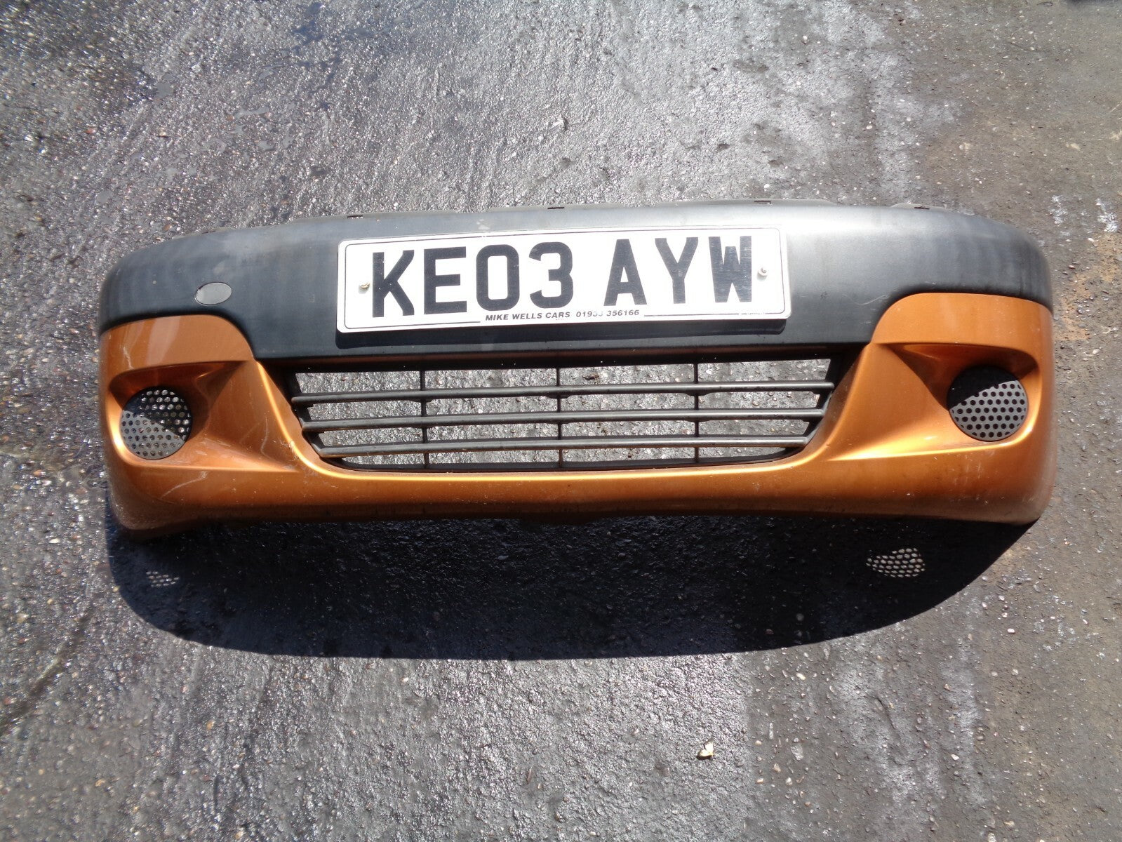 DEAWOO MATIZ 2003 ORANGE FRONT BUMPER