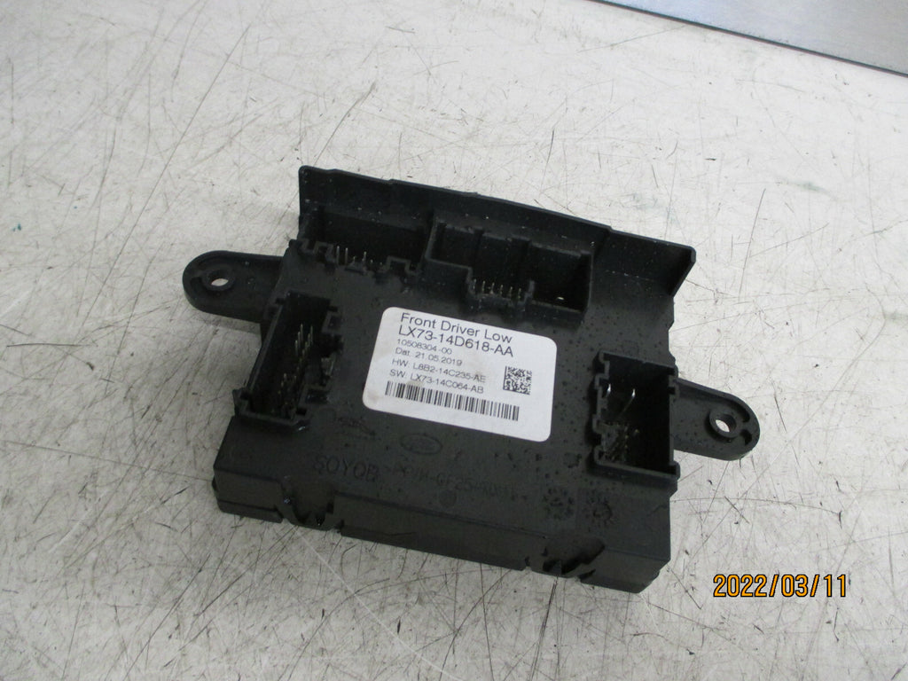 2019 JAGUAR XE OSF DRIVER SIDE FRONT DOOR CONTROL MODULE lx7314d618aa