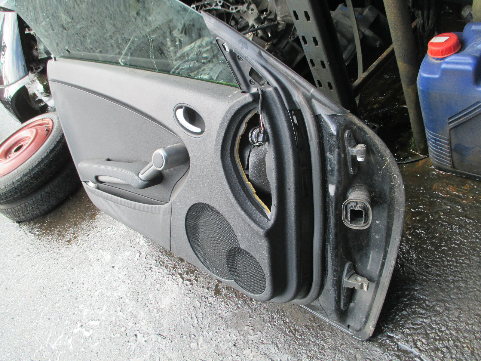 MERCEDES BENZ SLK 2010 3 DOOR NS PASSENGER SIDE COMPLETE DOOR BLACK