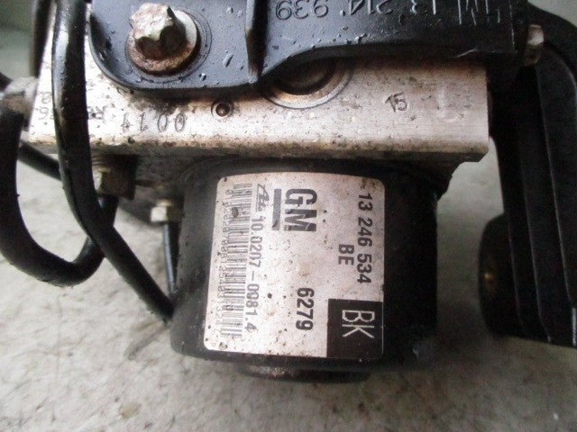 2010 VAUXHALL ZAFIRA ABS PUMP CONTROL MODULE 13246534