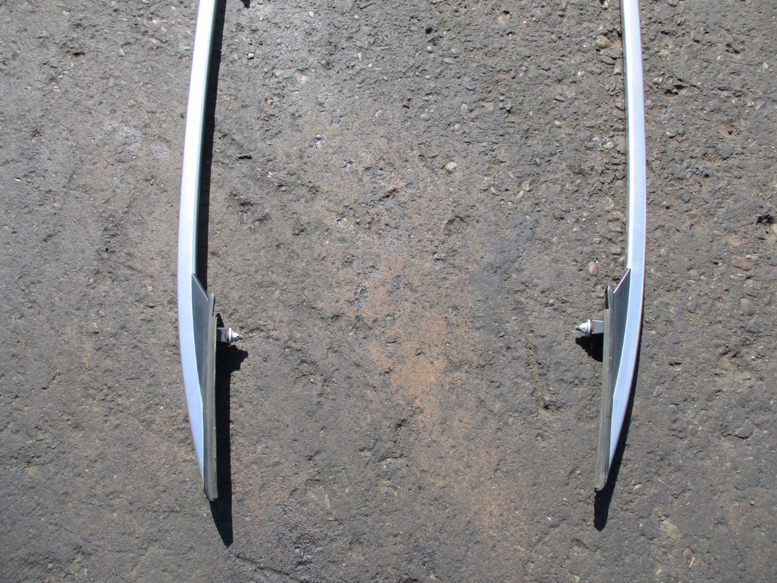 MERCEDES C CLASS S204 2013 ESTATE 2 CHROME ROOF BARS RAILS 2048900393 2048900493