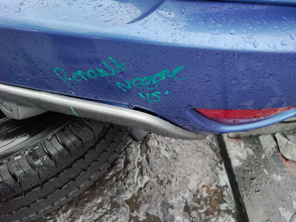 2015 RENAULT MEGANE CONVERTIBLE COMPLETE REAR BUMPER BLUE
