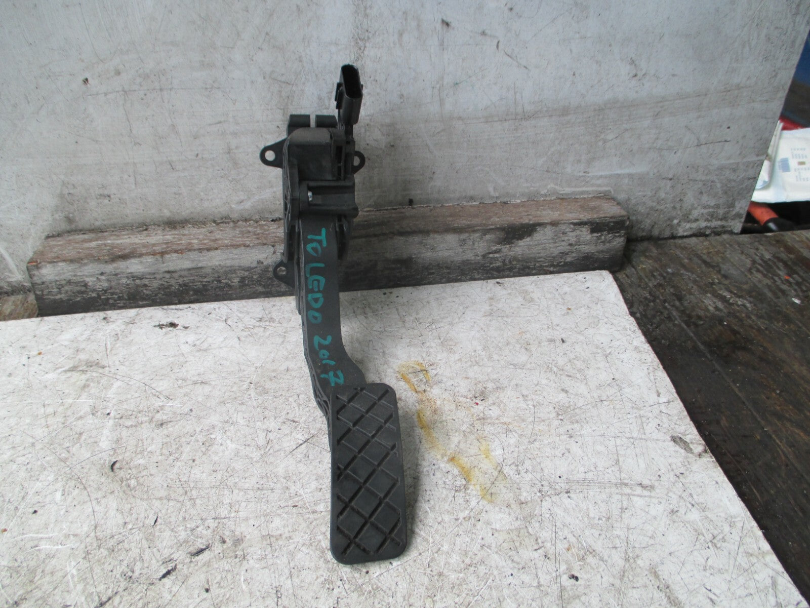 SEAT TOLEDO 2017 THROTTLE ACCELERATOR PEDAL 6C2721503B