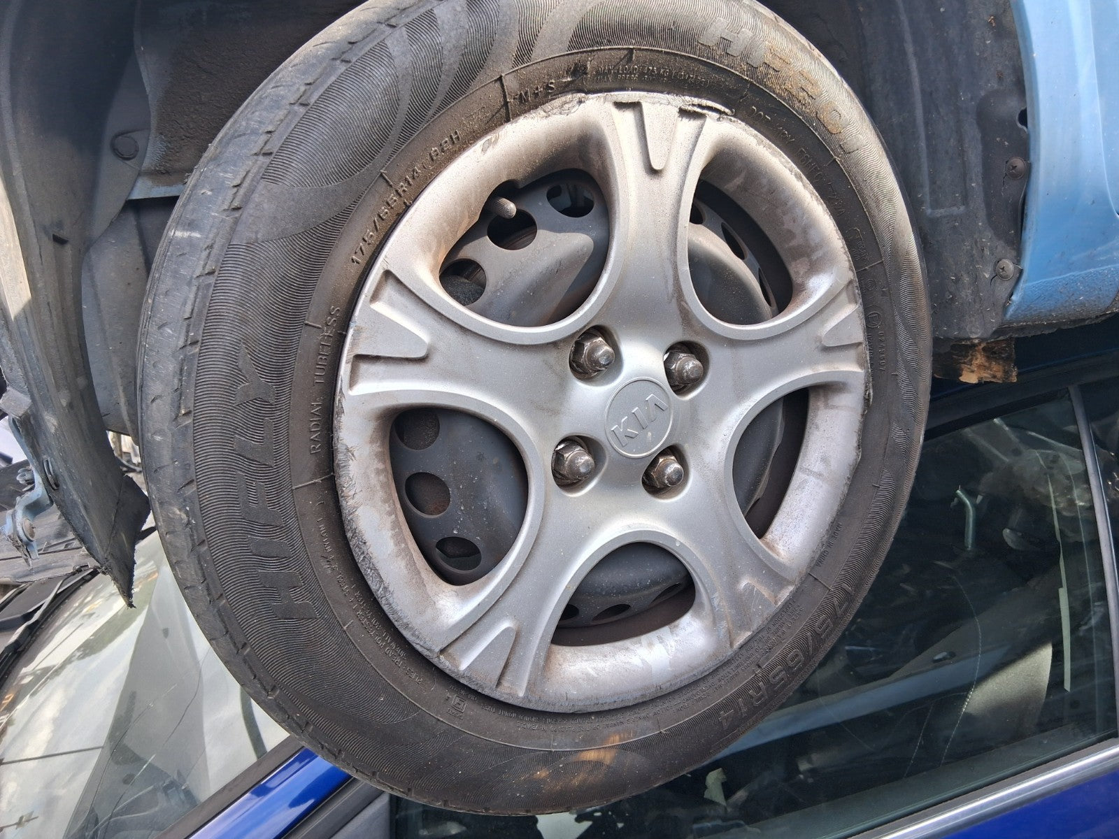 2019 KIA PICANTO MK3 14 INCH STEEL WHEEL WITH TYRE 175/65R14