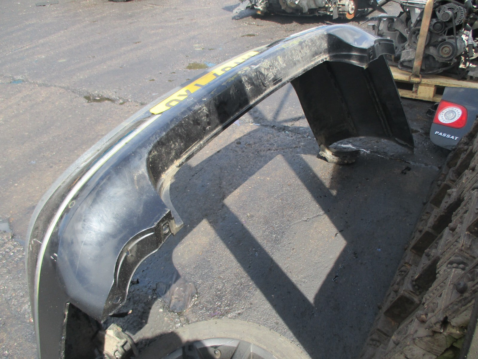 VW PASSAT B6 2007 COMPLETE REAR BUMPER BLACK