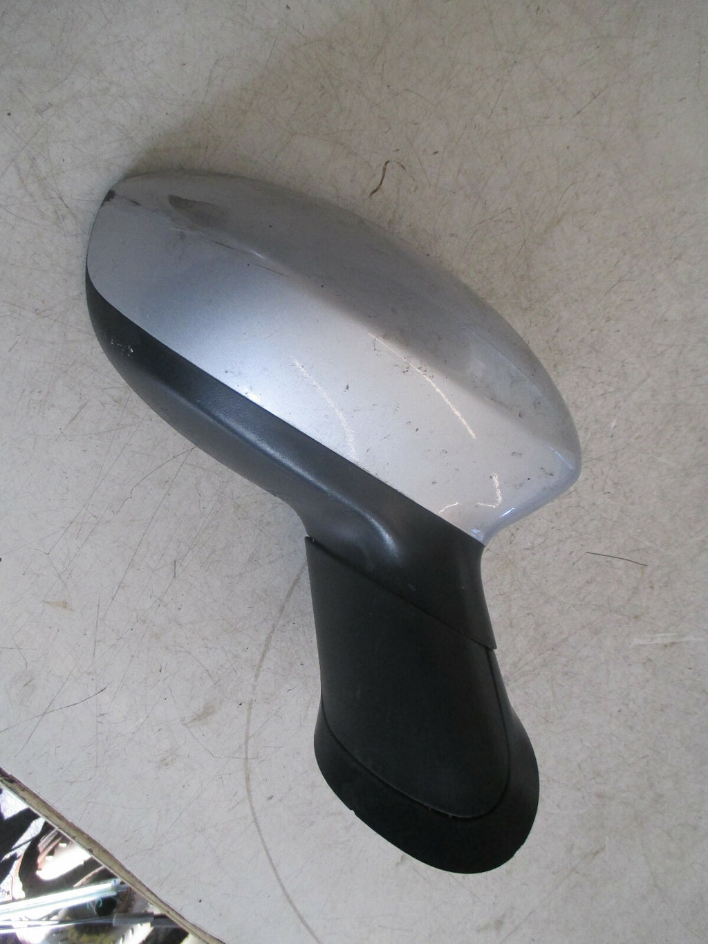 FIAT PUNTO EVO MK3 3 DOOR 2013 DRIVER OFF WING MIRROR SILVER